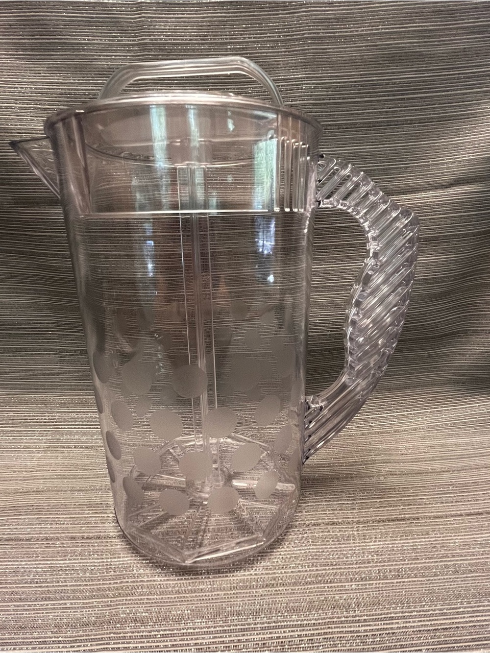 Pampered Chef 2 Quart Quick-Stir Pitcher 2271 Polka Dots COMPLETE Box,Directions - Picture 3 of 9